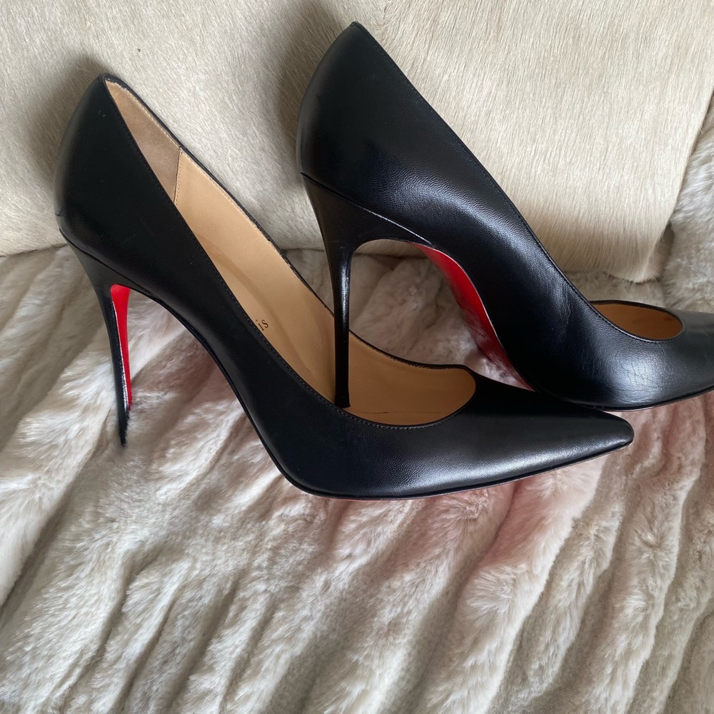 Christian Louboutin Black and Red Heels